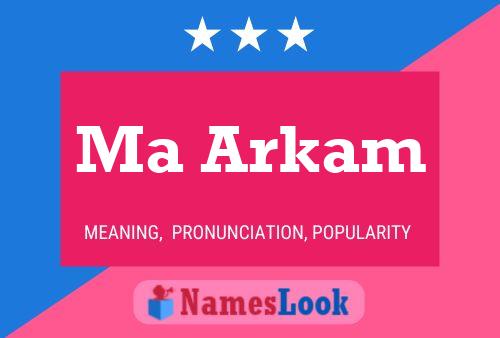 Ma Arkam Name Poster