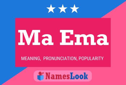 Ma Ema Name Poster