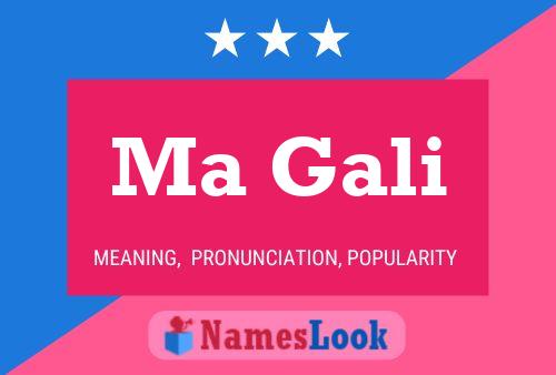 Ma Gali Name Poster