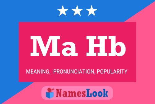 Ma Hb Name Poster