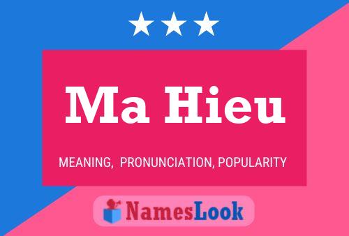 Ma Hieu Name Poster