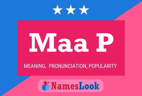 Maa P Name Poster