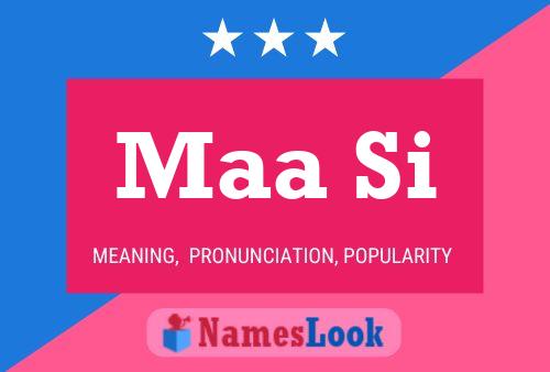 Maa Si Name Poster