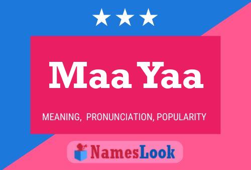 Maa Yaa Name Poster