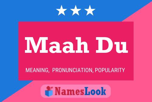 Maah Du Name Poster