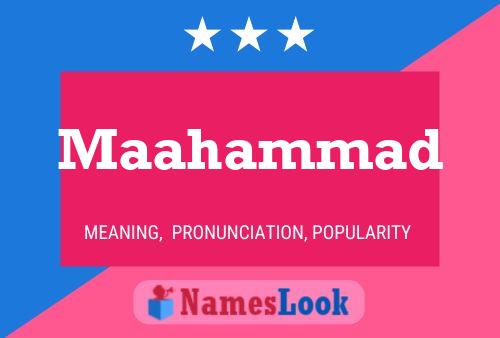 Maahammad Name Poster