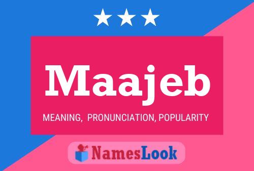 Maajeb Name Poster