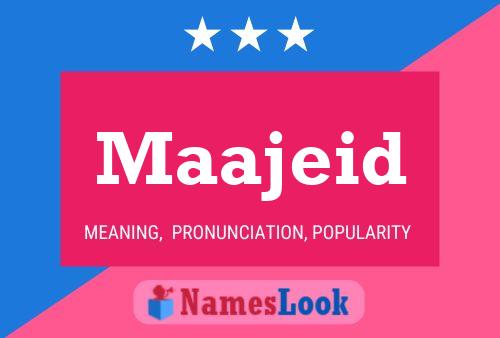 Maajeid Name Poster