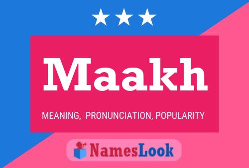 Maakh Name Poster