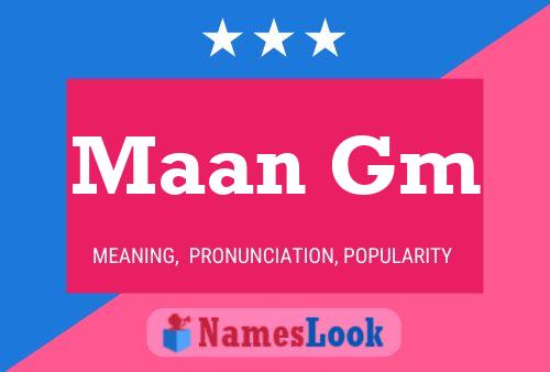 Maan Gm Name Poster