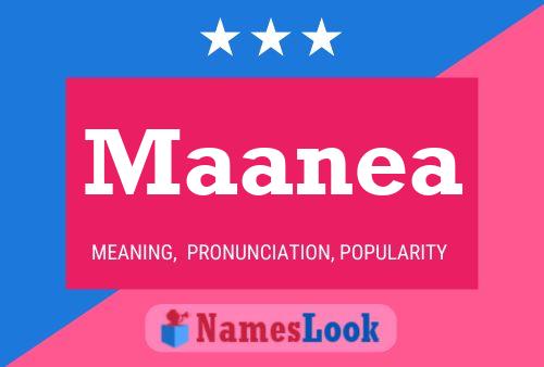 Maanea Name Poster