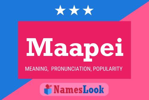 Maapei Name Poster