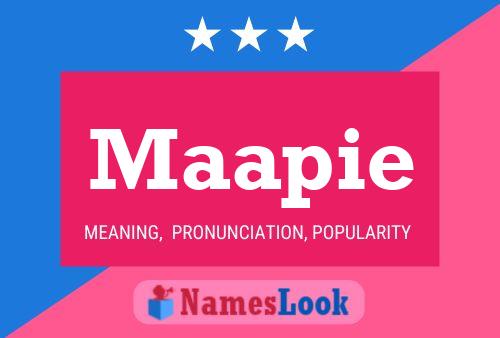 Maapie Name Poster