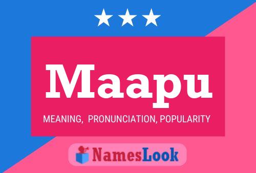 Maapu Name Poster