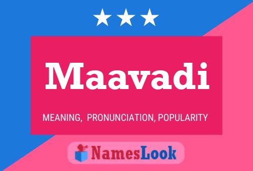 Maavadi Name Poster