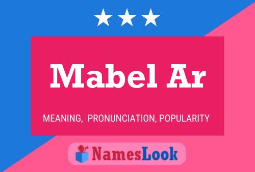 Mabel Ar Name Poster