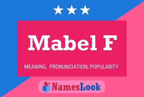 Mabel F Name Poster