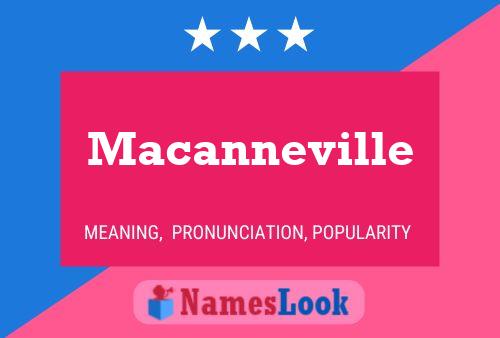 Macanneville Name Poster