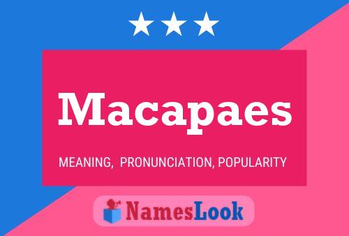 Macapaes Name Poster