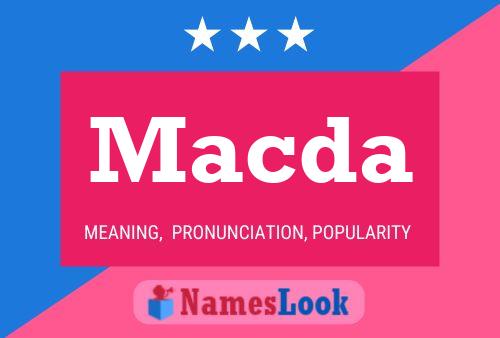 Macda Name Poster