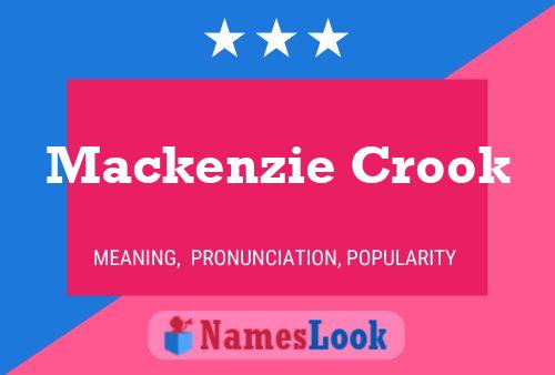 Mackenzie Crook Name Poster