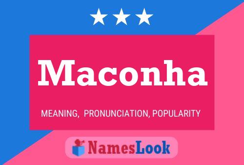 Maconha Name Poster