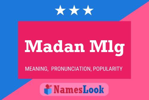 Madan Mlg Name Poster