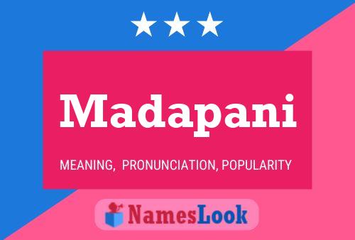 Madapani Name Poster