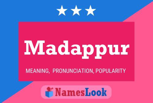 Madappur Name Poster