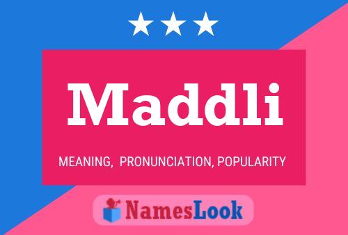 Maddli Name Poster