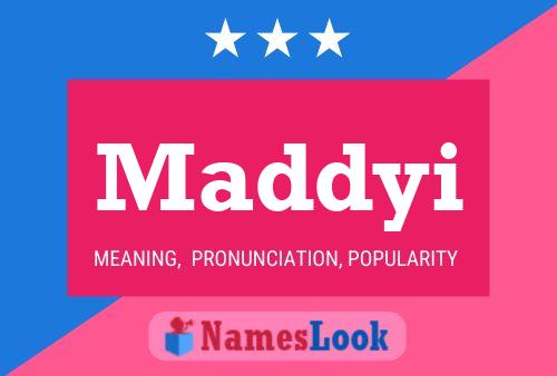 Maddyi Name Poster