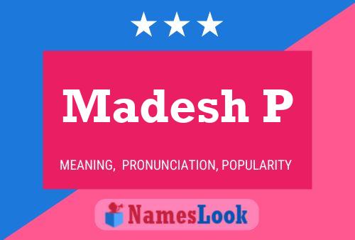 Madesh P Name Poster