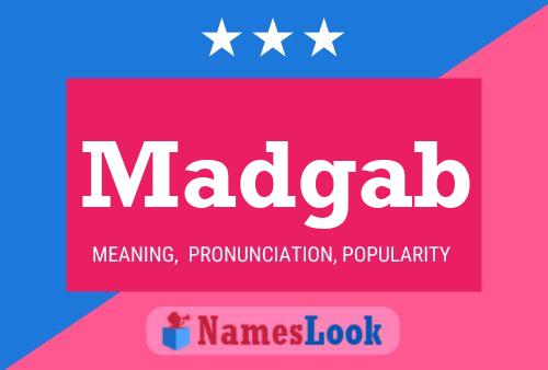 Madgab Name Poster