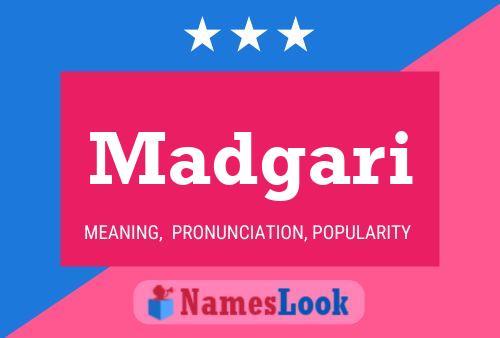 Madgari Name Poster