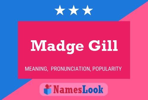 Madge Gill Name Poster