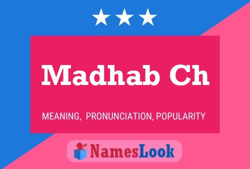 Madhab Ch Name Poster