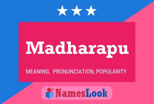 Madharapu Name Poster