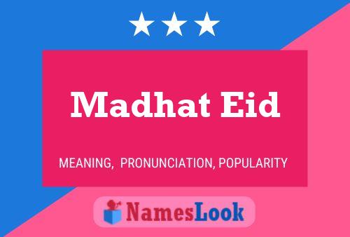 Madhat Eid Name Poster