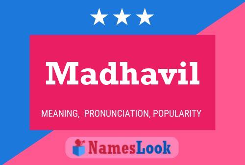 Madhavil Name Poster