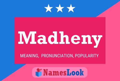 Madheny Name Poster