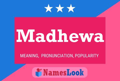 Madhewa Name Poster