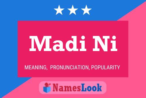 Madi Ni Name Poster