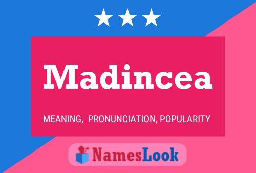 Madincea Name Poster