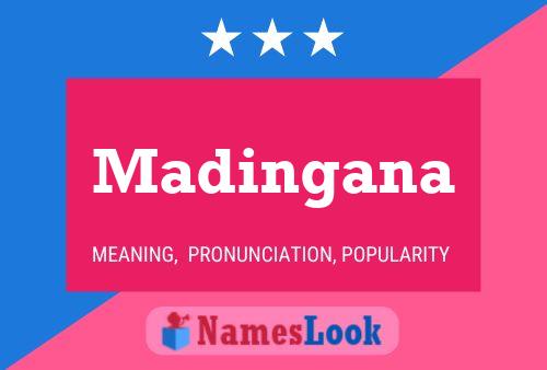 Madingana Name Poster