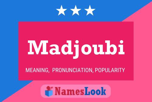 Madjoubi Name Poster