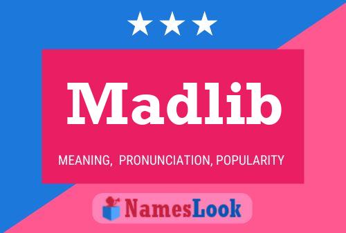 Madlib Name Poster