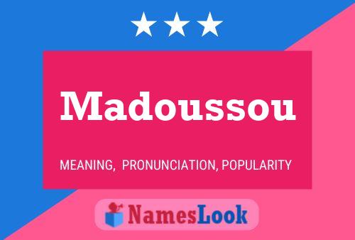 Madoussou Name Poster