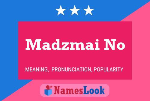 Madzmai No Name Poster