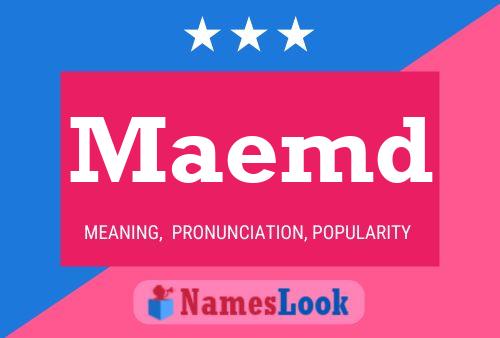 Maemd Name Poster