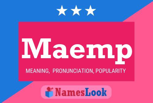 Maemp Name Poster